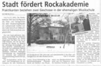 Rockakademie OWL Praktikanten